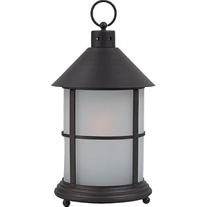 Royce Lighting RLCA1250-23 Outdoor Portable Candle Lantern with Frosted Glass in Oil... by 