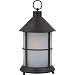 Royce Lighting RLCA1250-23 Outdoor Portable Candle Lantern with Frosted Glass in Oil Rubbed Bronze Finish
