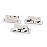 uxcell　ボールキャッチ　ドアキャッチャー　フレンチドア　シルバートーン　メタル　3個入り