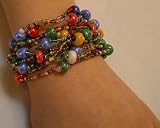 Rainbow 12 Strand Pony Bead Breacelet 7 8 #795 41mQNjfmCqL. SL160 Rainbow 12 Strand Pony Bead Breacelet 7 8 #795