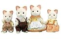 Sylvanian Families Cream Cat Family