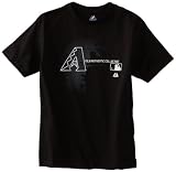 MLB Boys' Arizona Diamondbacks Change Up Short Sleeve Basic Tee (Black, X-Large)