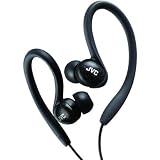 NEW JVC HA-EBX85-Z LADIES SPORTS CLIP HEADPHONES BLACK SPLASH-RESISTANT NOISE REDUCING CORD