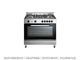Baumatic 90cm Gas Range Cooker Stainless Steel