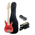 AB Kid's Electric Guitar Set with Amp - Red