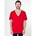 American Apparel Unisex Short Sleeve Deep V-Neck T-Shirt