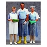 Buy 45Lx28W 1.75mil,PE Wht Light-MD Embossed,Disposable Apron 100 by Ansell