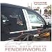 GMC SIERRA CREW CAB 07-08 CHROME STEEL WINDOW SILL TRIM