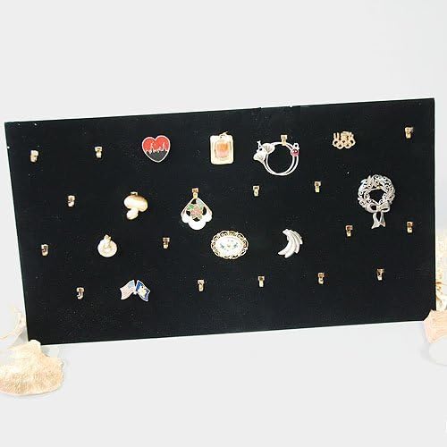 Fetpak 68-C 14 x 7.5 Pendant Stand Pad - 26 Hooks with Easel