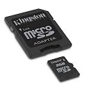 Kingston 256 MB microSD Memory Card SDC/256