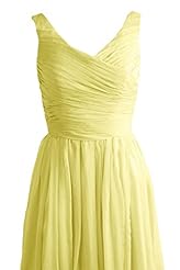 V-neck Short 2014 Chiffon Party Dress 