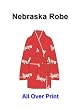 Nebraska - Ladies Robe - All Over Print