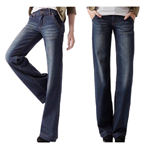 ナナコレクション Nana_Collection 夏 脚長 ワイド バギー セーラー パンツ ローデニム フレア