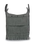 Minnetonka Fringe Handbag Grey