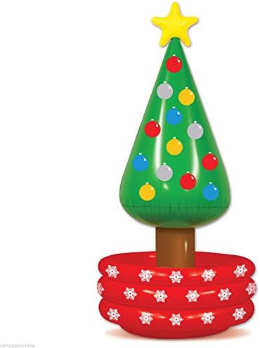 Dreamcasual - Inflatable CHRISTMAS TREE COOLER Party Decoration NEW YEARS EVE 53" Tall