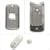 Cingular T-Mobile GSM Motorola KRZR K1 Snap-On Translucent Smoke Crystal Case Cover with Removable Belt Clip