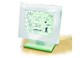 Eigenschaften Technoline  / Technoline WS 550 weiß+beleuchteter Glasfuß - Wetterstation