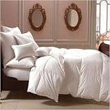 Lightweight Heirloom Hungarian Goose Down Comforter in White Size: Oversize ....