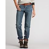 Eddie Bauer Flannel-Lined Boyfriend Jeans