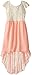 Ruby Rox Big Girls' Crochet Bodice High Low Dress