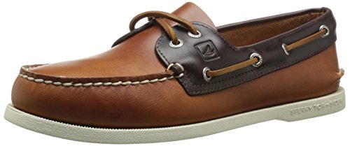 Sperry Top-Sider Men's A/O 2 Eye Cyclone Boat Shoe, Tan/Amaretto, 9 M US