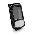 Tuff-Luv Classic Leather case cover for (Samsung YP-Q2 Q2) - Black