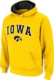 Iowa Hawkeyes Arched Tackle Twill Hooded Sweatshirt