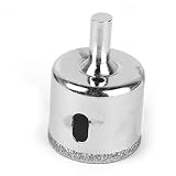 【ノーブランド品】1PCS 35ミリメートルコーティングされたドリルビットの穴はガラスのタイル花崗岩大理石の銀のために見