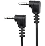 Pwr+ Extra Long 12 Ft Cord 3.5mm Screen-to-Screen Audio-Video Av-Cable for Philips-Dual-Screen Portable-Dvd-Player