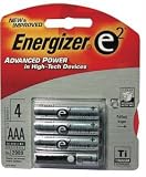 e2 TITANIUM X92RP-4 Titanium Technology Alkaline Batteries (AAA 4-pk)
