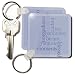 Inspire Happiness and Gratitude Blue- Inspirational Words- Motivational - Set Of 6 Key Chains