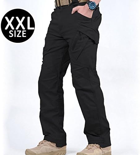 Go Tactical Pants | Super Comfort Breathable Cotton Spandex Tactical Pants with Tons of Pockets |Black |XXL Size |346.8