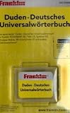 Franklin Bookman SD (DUD-500859) DUDEN Deutsches Universalw�rterbuch, 1 SD-Karte Das sprechende DUDEN - Deutsches Universalw�rterbuch f�r BOOKMAN SD, Handhelds mit Palm, Windows mobile, Symbian OS und SD-Slot
