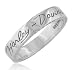 Harley-Davidson® Men's & Women's H-D Signature Silver Ring HDR0027