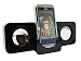iTALKonline BLACK Portable Stereo Speakers for LG: Arena, KC550, KC560, KC780 Reina, KC910 Renoir, KE800 Chocolate Platinum, KE850 Prada, KE970 Shine, KF300, KF600 Venus, KF750 Secret, KF900 Prada II, KG800 Chocolate, KG810, KP100, KP500 Cookie, KS360, KU990 Viewty