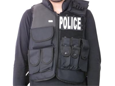  �^�N�e�B�J���x�X�g �~���^���[ �O��x���N���t�� �|�P�b�g12�� �T�o�Q�[ �u���b�N ���O���\��POLICE�X�e�b�J�[�t���I