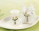 Favors & Gifts by Kateaspen- 1 Of Calla Lily Elegance' Vase Shaped Candle