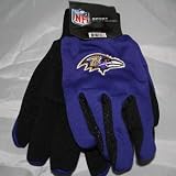 Baltimore Ravens NFL Team Work Gloves