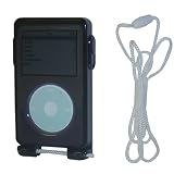 iPod Video 30GB Black Crystal Case - Includes TWO Bonus Personal Charm Straps!