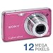 Sony Cybershot DSC-W220 12MP Digital Camera with 4x Optical Zoom with Super Steady Shot Image Stabilization (Light Pink)