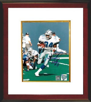 Herschel Walker signed Dallas Cowboys 8x10 Photo Custom Framed