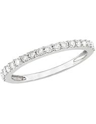 10k White Gold Diamond Ring (0.243 Cttw, G-H Color, I2-I3 Clarity)