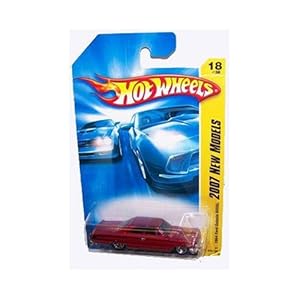 Mattel Hot Wheels 2007 First Edition New Models 1:64 Scale Cranberry Red 1964 Ford Galaxie 500XL Die Cast Car #18 #018