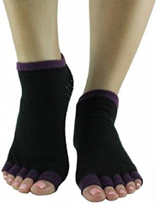 Toezies The Original 1/2 Toe Socks for Yoga/Pilates Sugar Plum (Small / Medium)