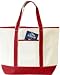 Deluxe Canvas Tote Bag, Red