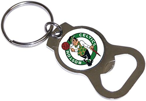 Boston Celtics Official NBA 3.75 inch x 1.5 inch Bottle Opener Key Chain Keychain by Evergreen