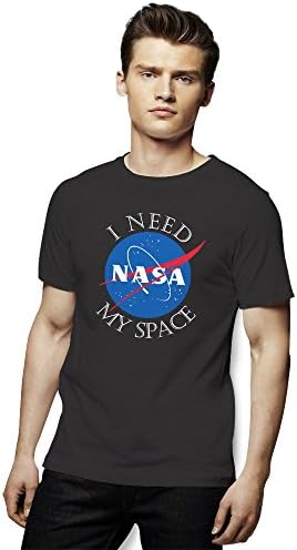 I Need My Space Man's T-Shirt Small Grey