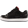 Fox Racing Forever Classic Low Men's Shoes Casual Wear Footwear w/ Free B&F Heart Sticker Bundle - Black/Red