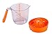 Manual Orange and Citrus Juicer Measuring Cup by Clever Chef | Juice Pitcher With Step Measurements 2-in-1 | Great Kitchen Gadget for Multi-Tasking