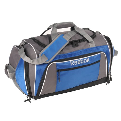 New Reebok Deluxe 5 Compartment Gym Duffle Sport Bag